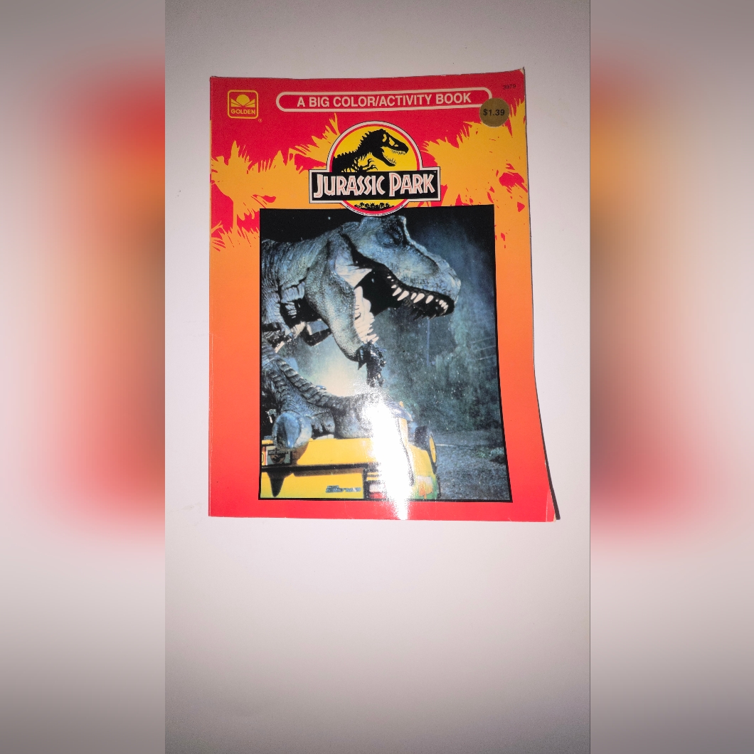 *Nostalgic* Jurassic Park Coloring Book